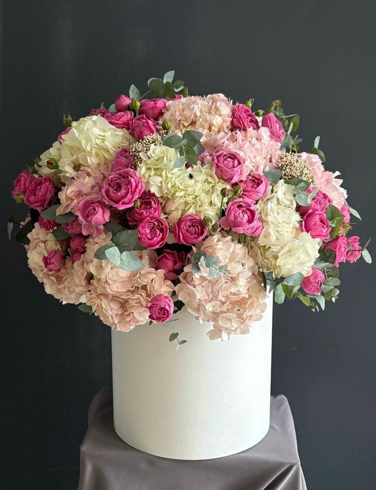 цветы в коробке