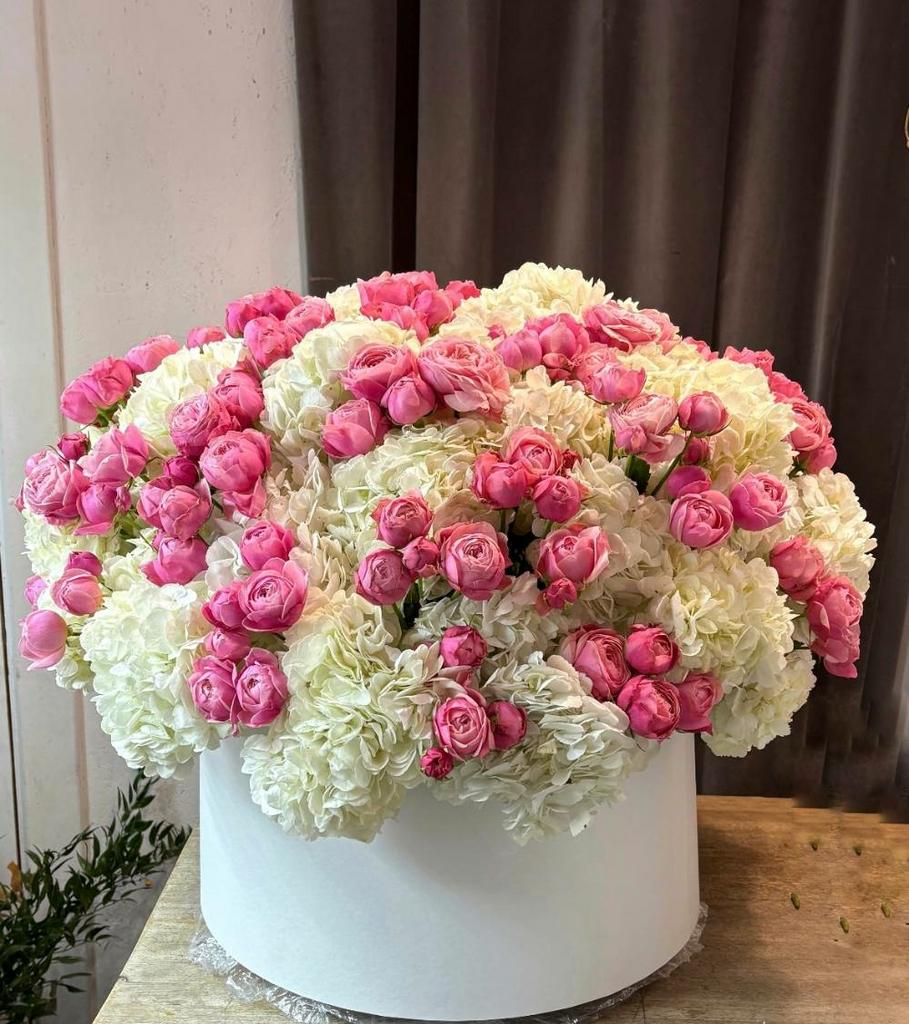 цветы в коробке