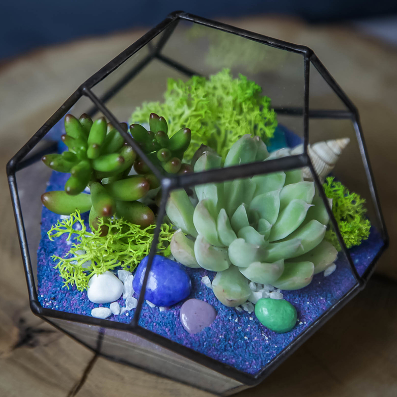 Додекаэдр синий S, M, L, XL