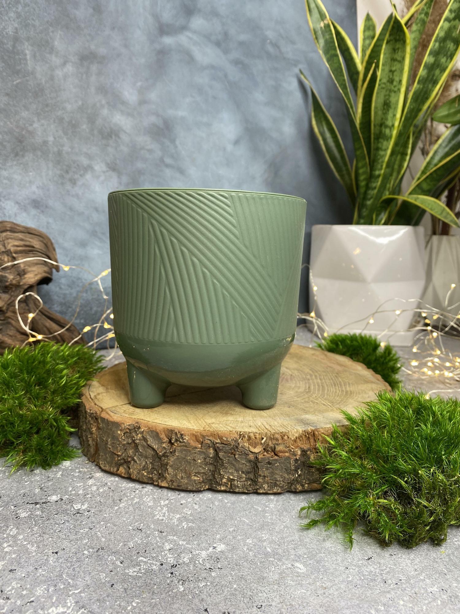 Кашпо на ножках Ментол