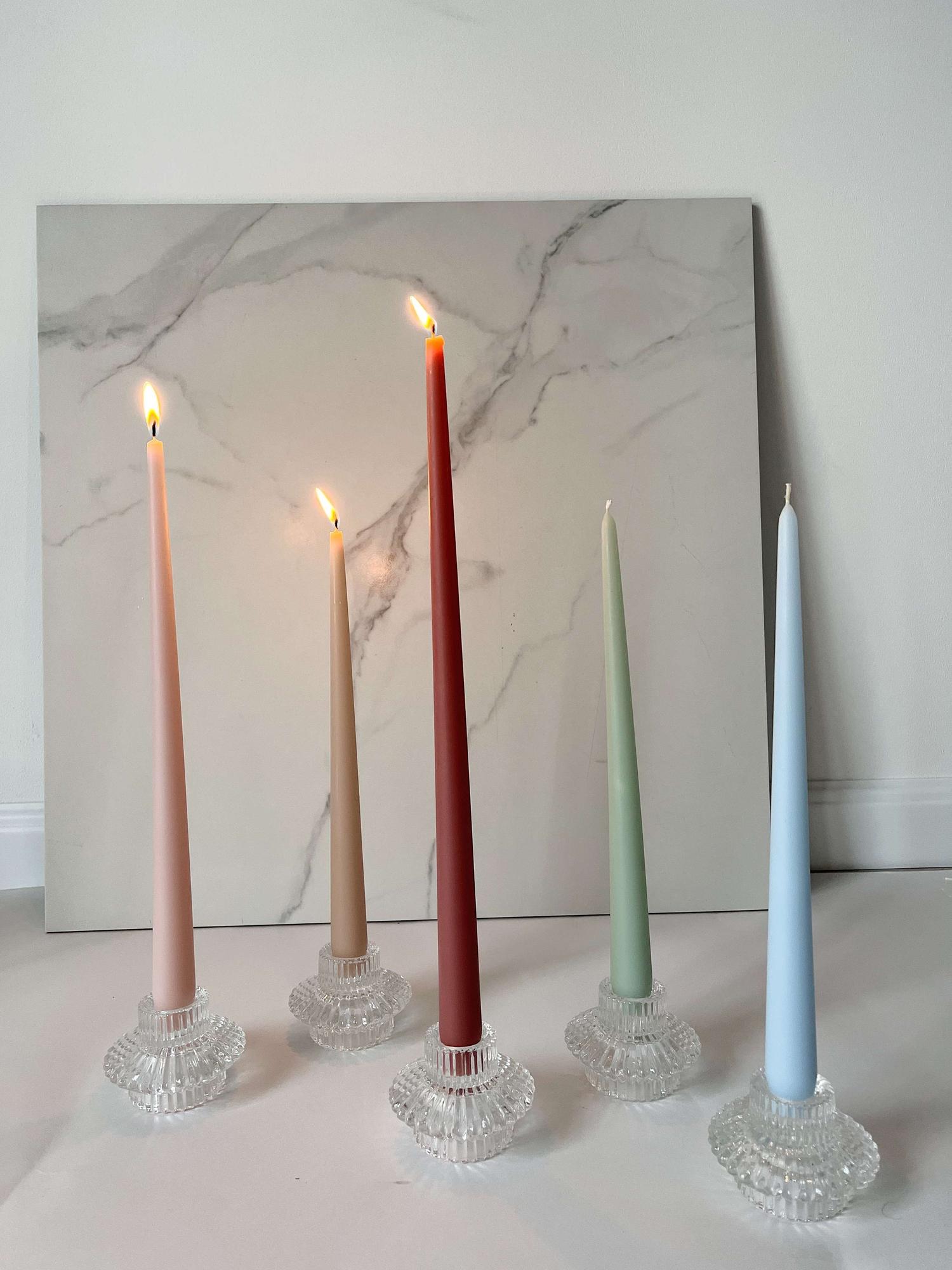 Прозрачный подсвечник двухсторонний