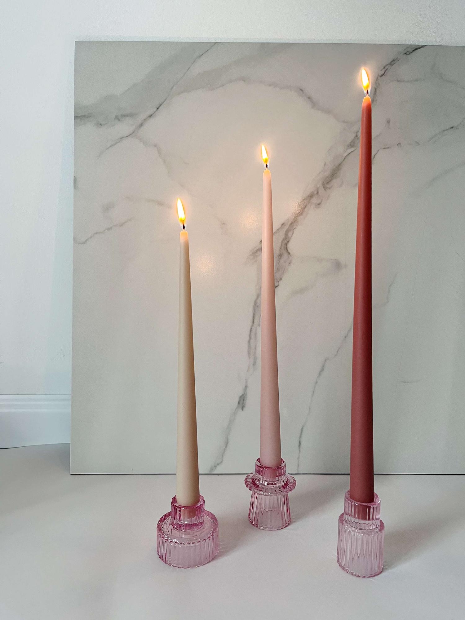 Набор из 3ех подсвечников разной формы