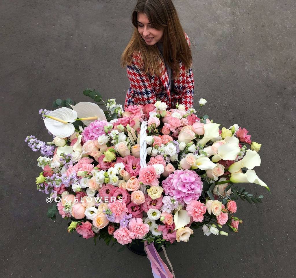 Цветы в корзине #3