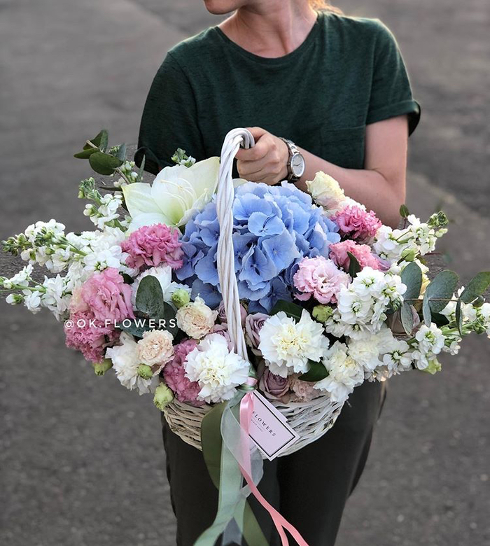 Цветы в корзине #1