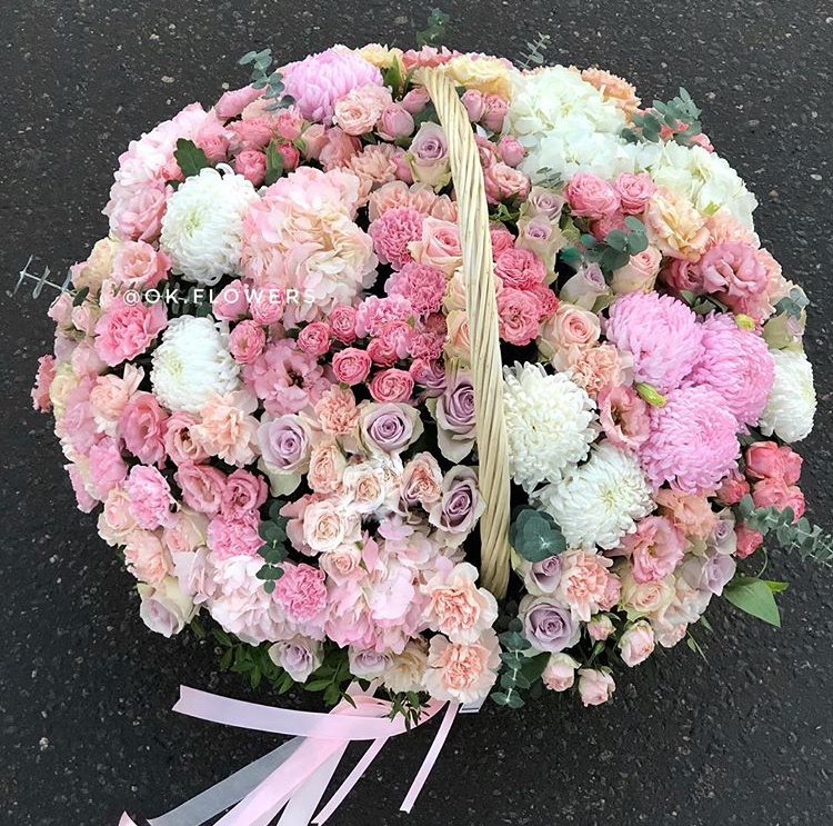 Цветы в корзине #4