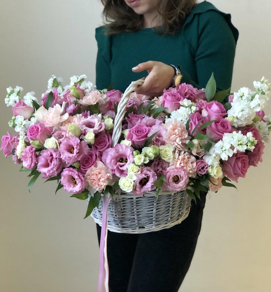 Цветы в корзине #9