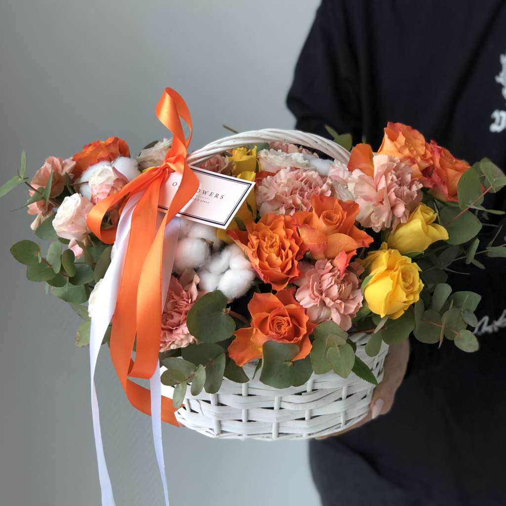 Цветы в корзине #25