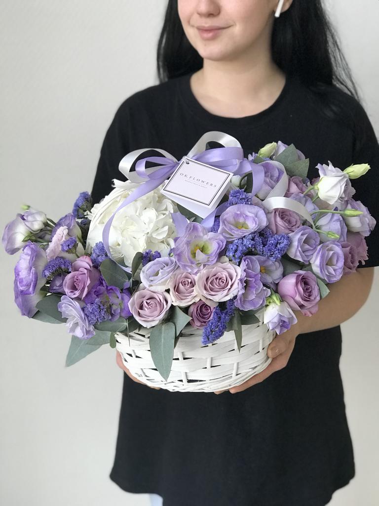 Цветы в корзине #24
