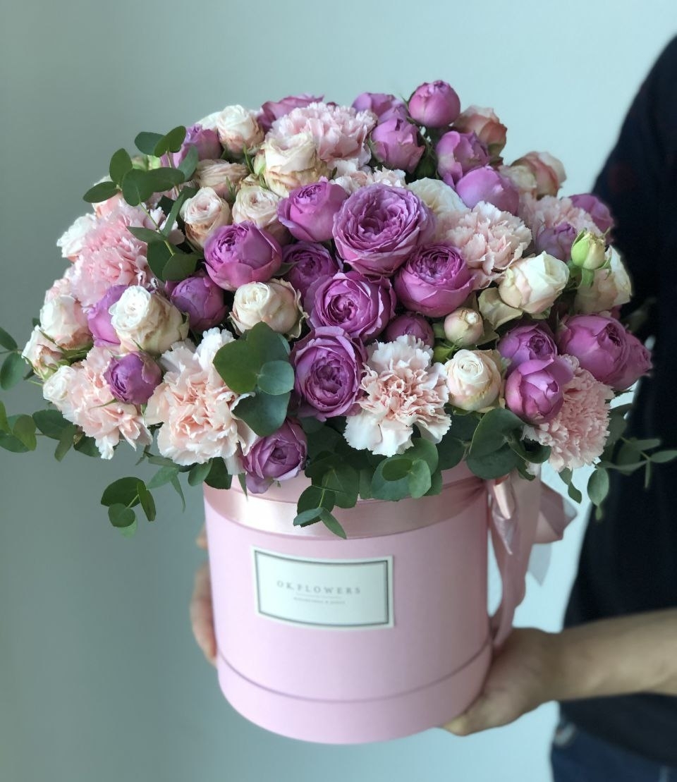 Цветы в коробке #138