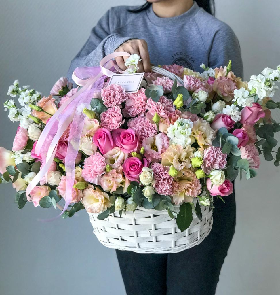 Цветы в корзине #133