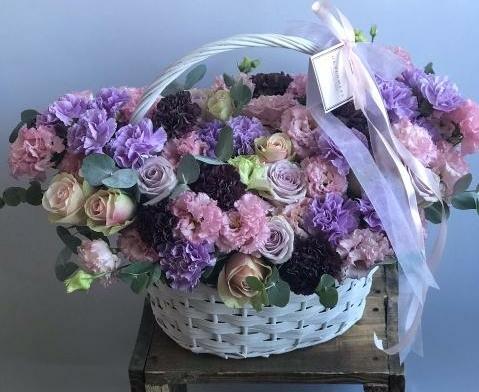 Цветы в корзине #25