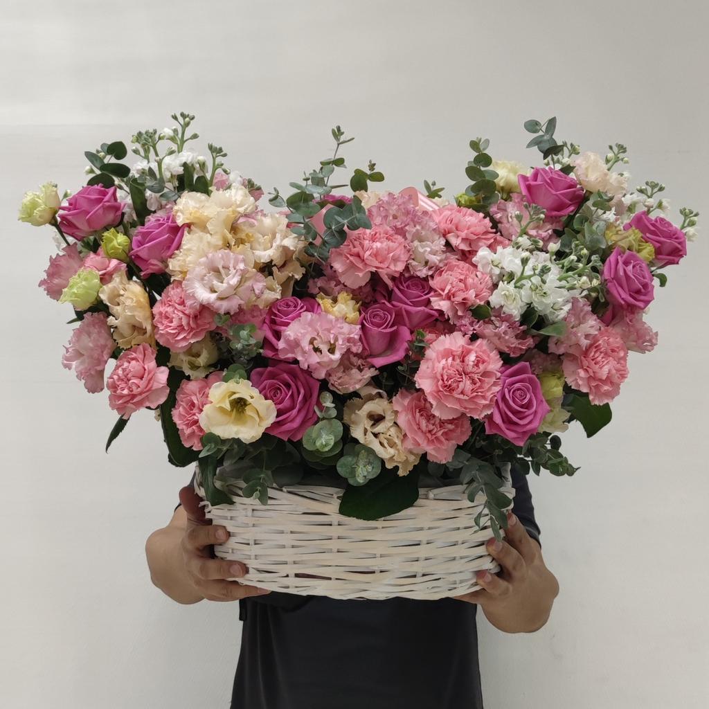 Цветы в корзине #139