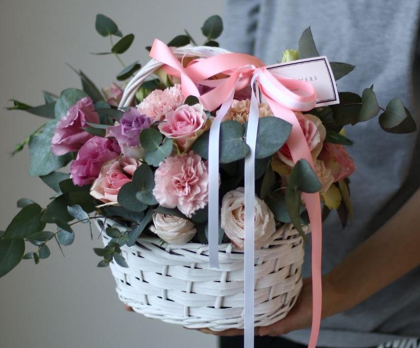 Цветы в корзине #127