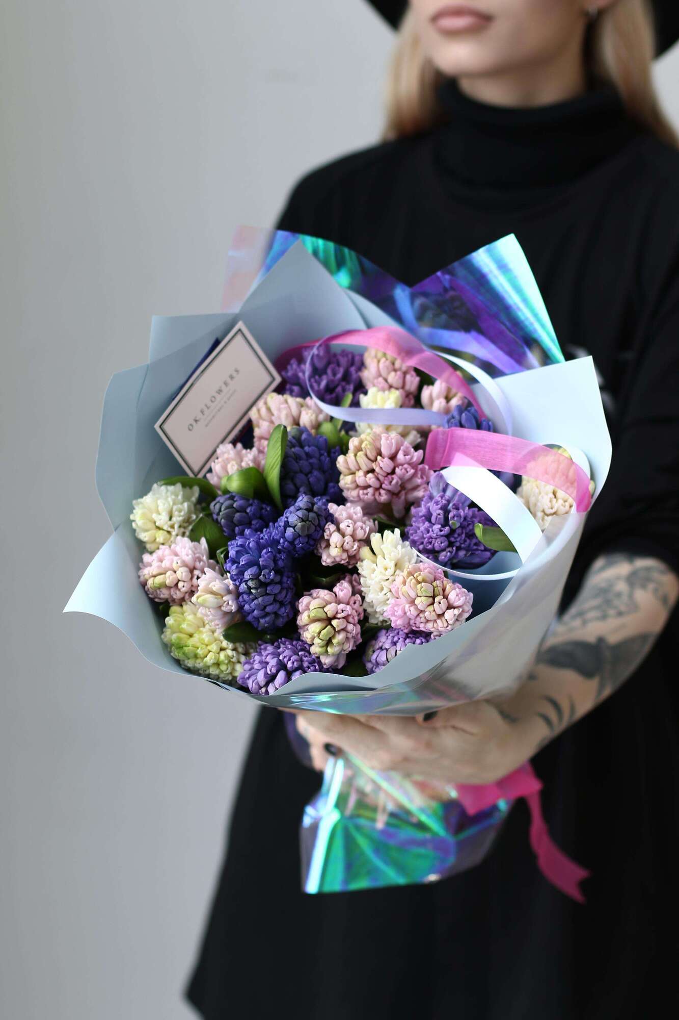 Гиацинты микс оттенков