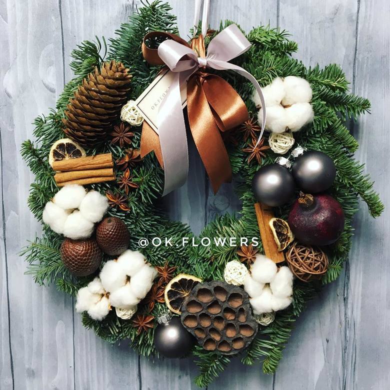 Новогодний венок 7