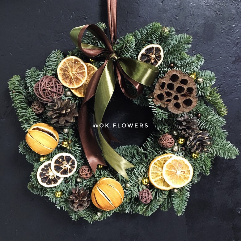 Новогодний венок 6