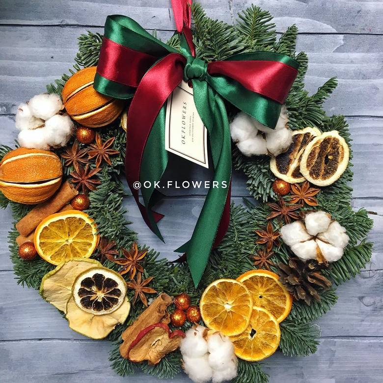 Новогодний венок #3