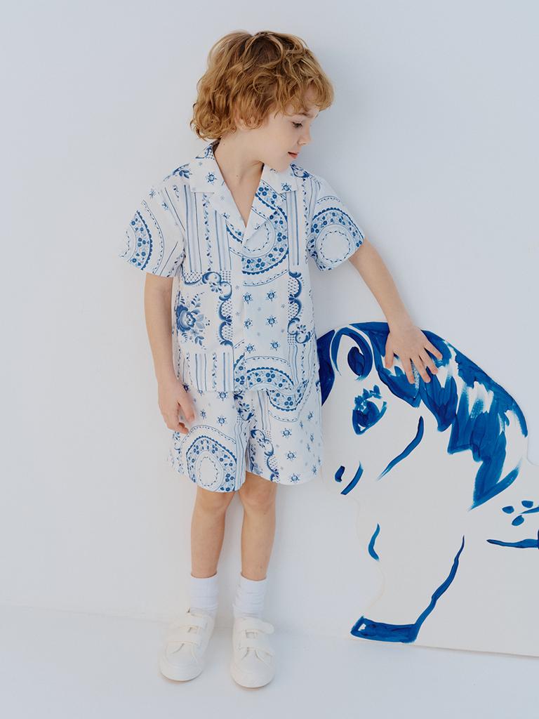 Шорты JAIDE GZHEL PATCHWORK