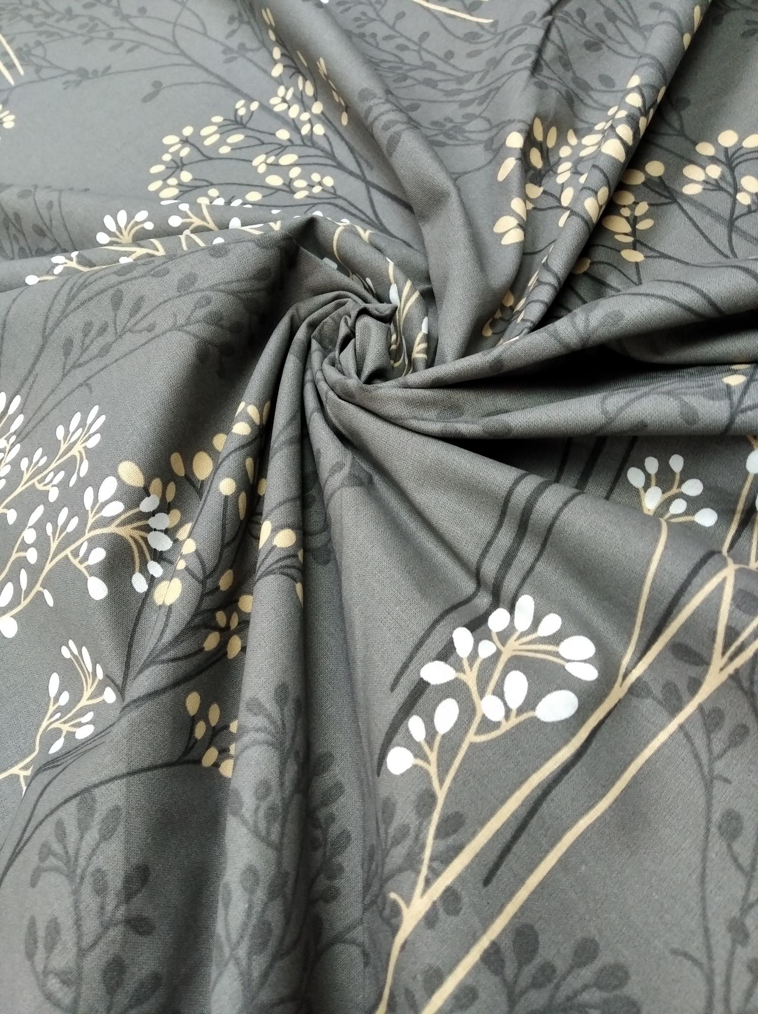 Бязь набивная "Ветки"