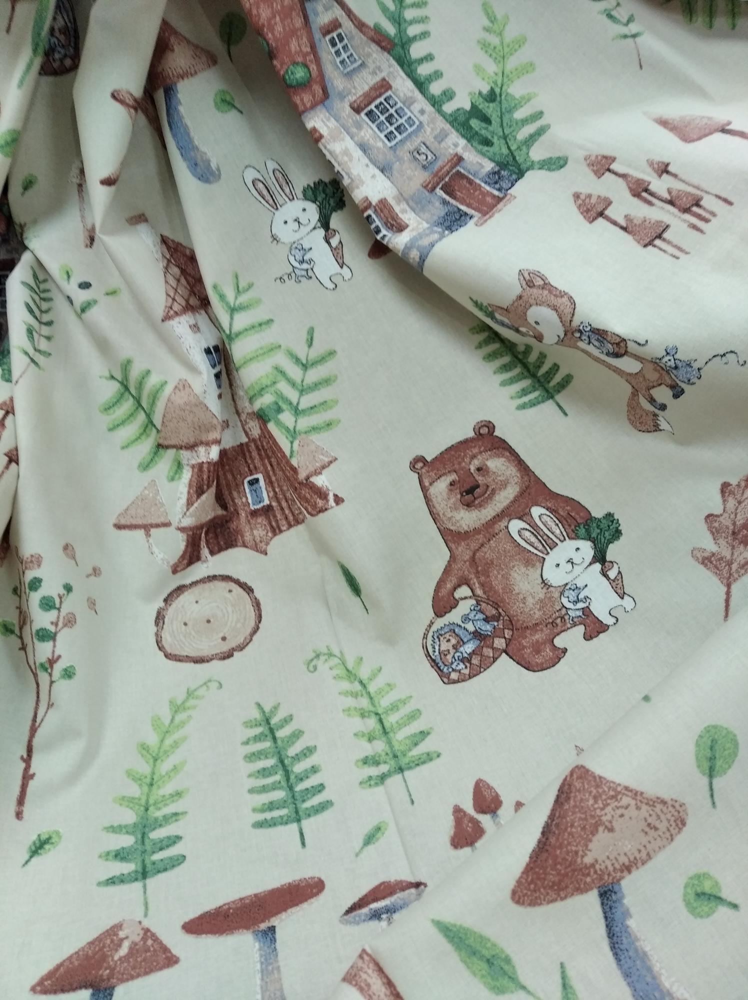 Бязь детская Звери