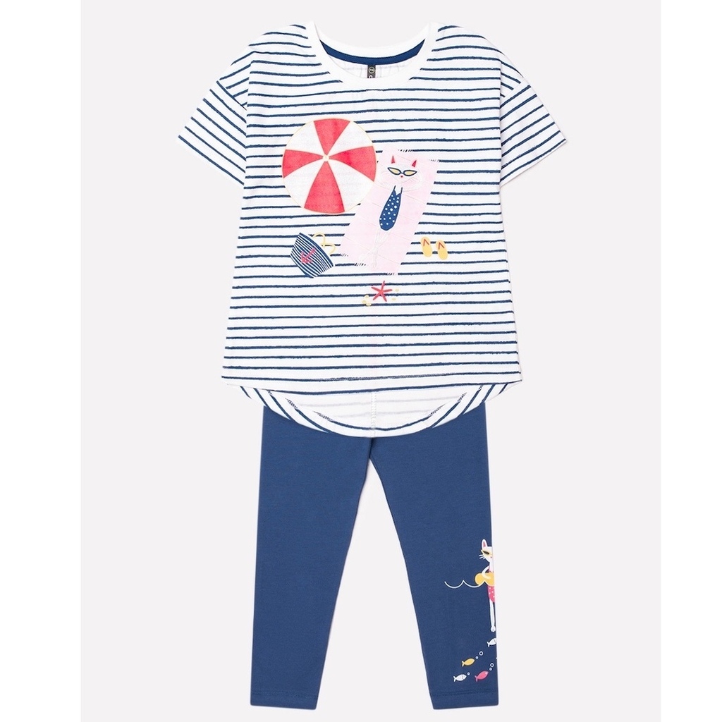 Футболка и лосины для девочки Crockid