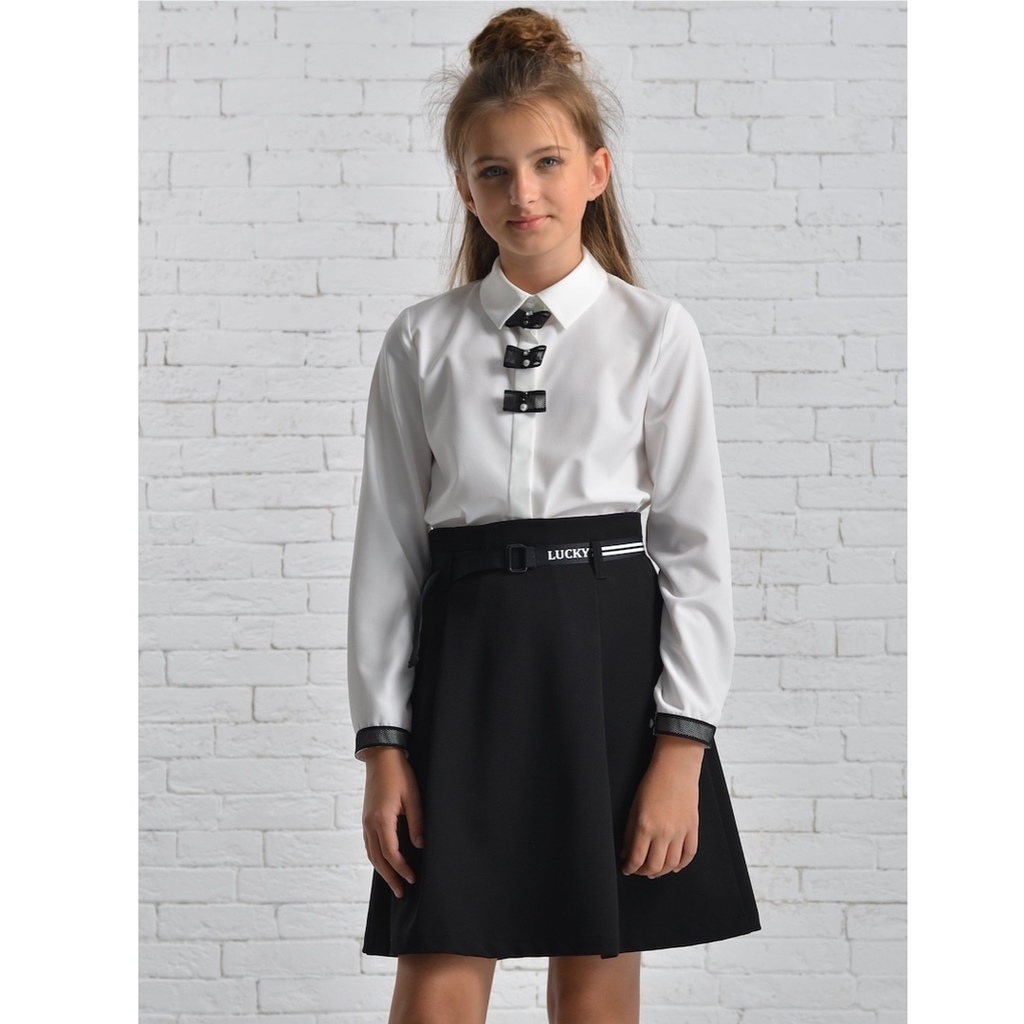 Школьная черная юбка
