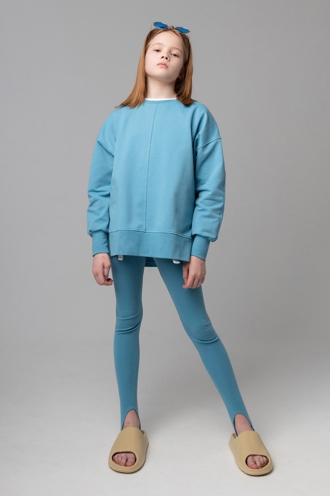 Леггинсы BODO голубые