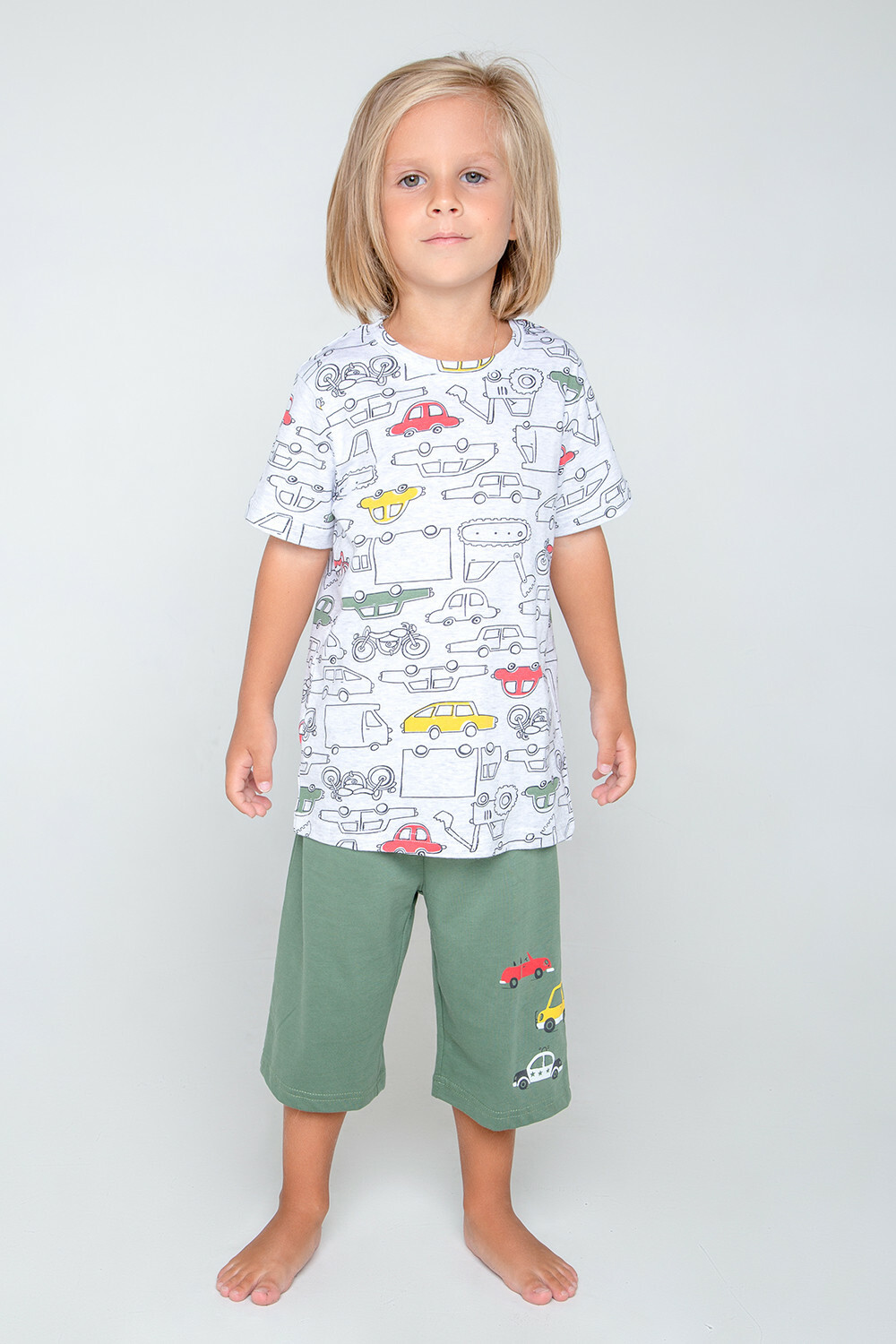 Пижама Crockid машинки