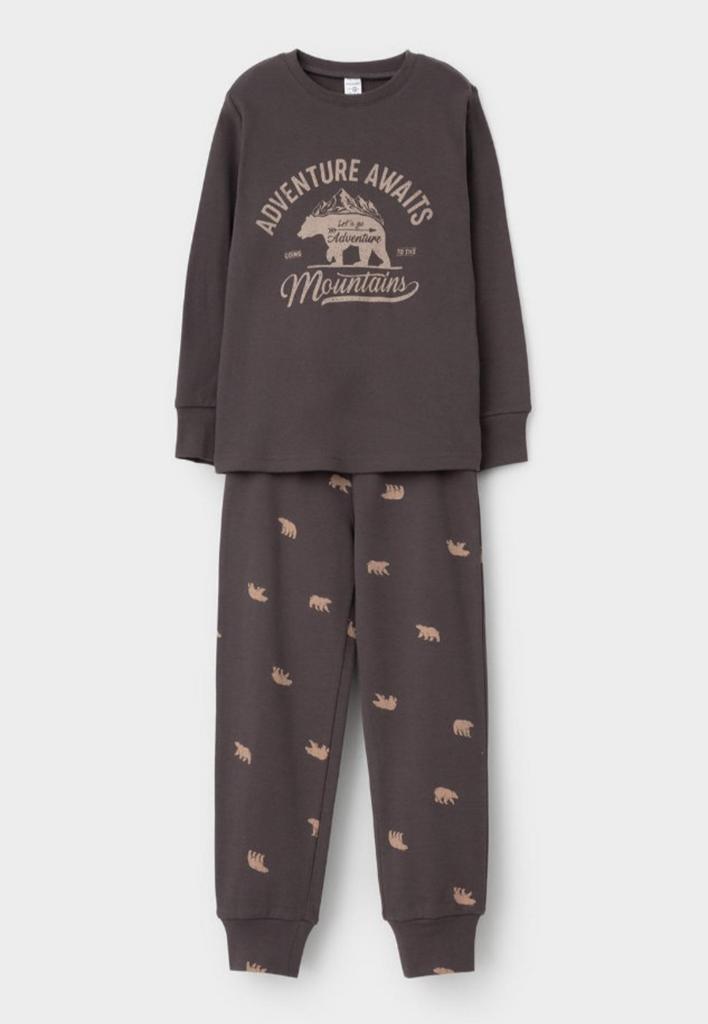 Пижама Crockid-коричневый