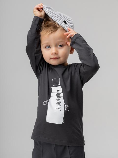 Лонгслив Bodo-темно-серый