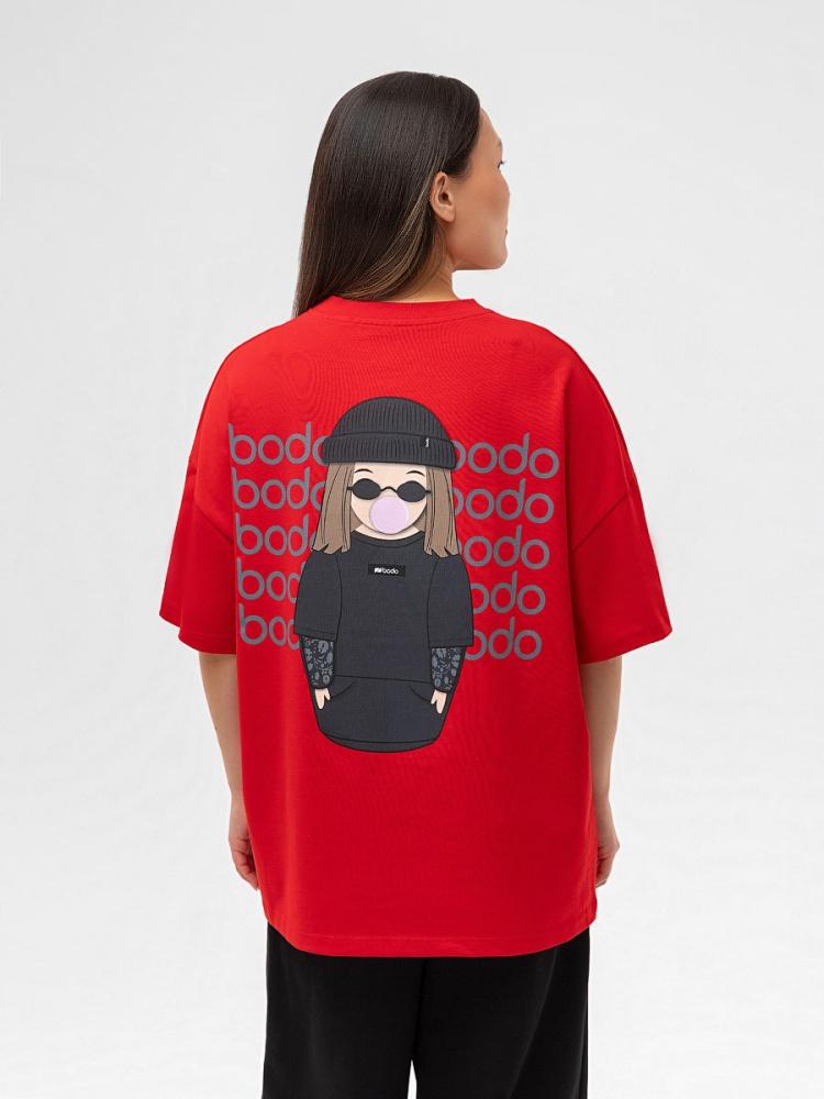 Футболка  BODO-красный