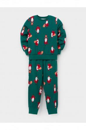 Пижама Crockid-темно-зеленый