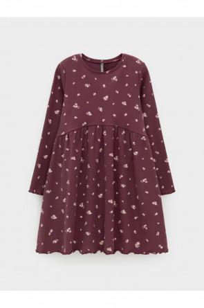 Платье Crockid-бордовый