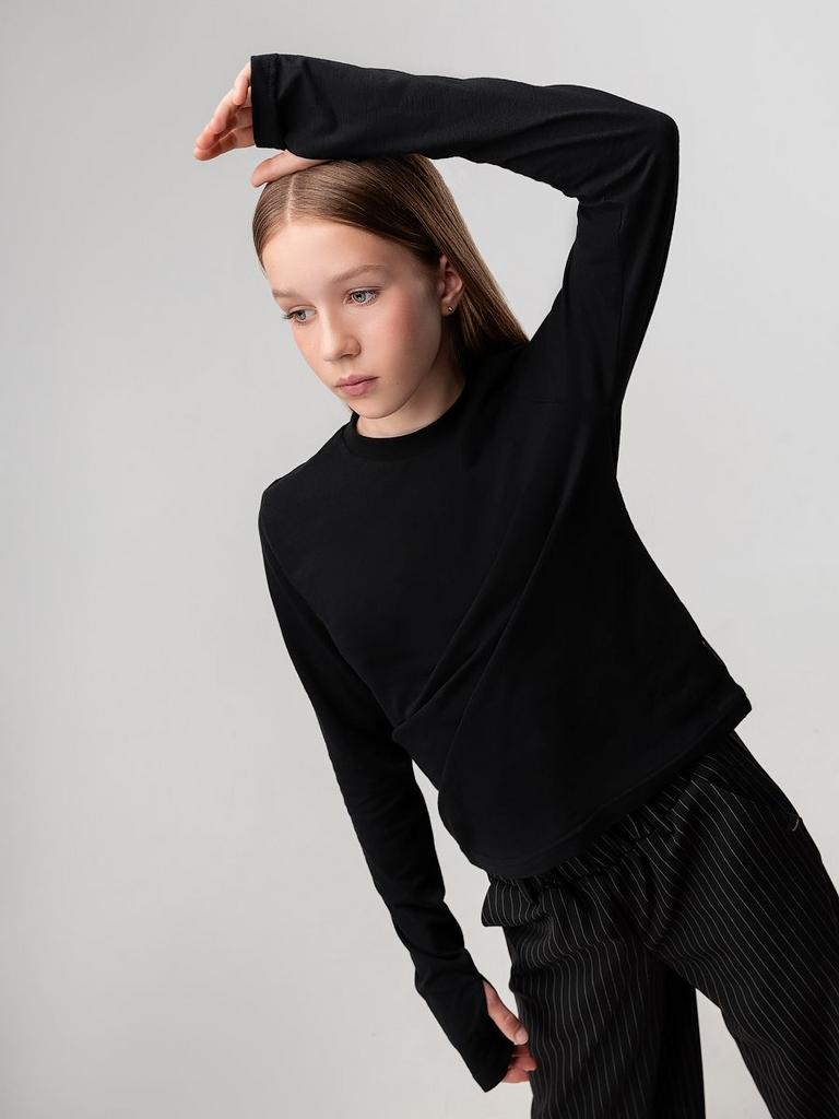 Лонгслив Bodo-черный