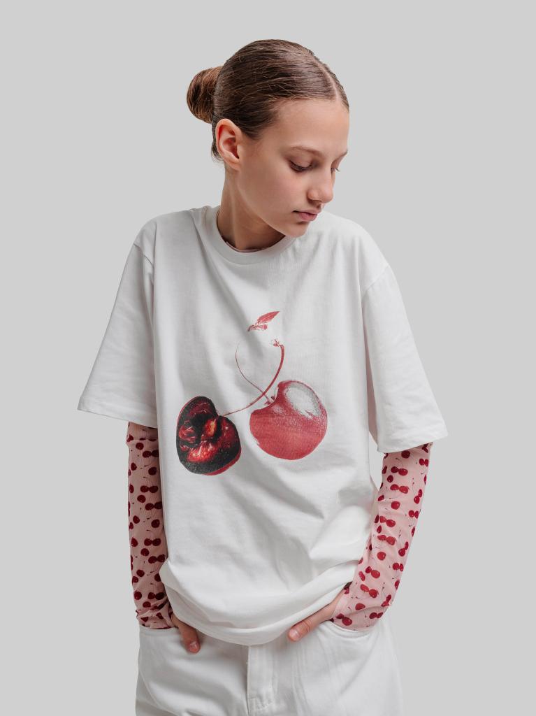 Лонгслив Супрунов-белый