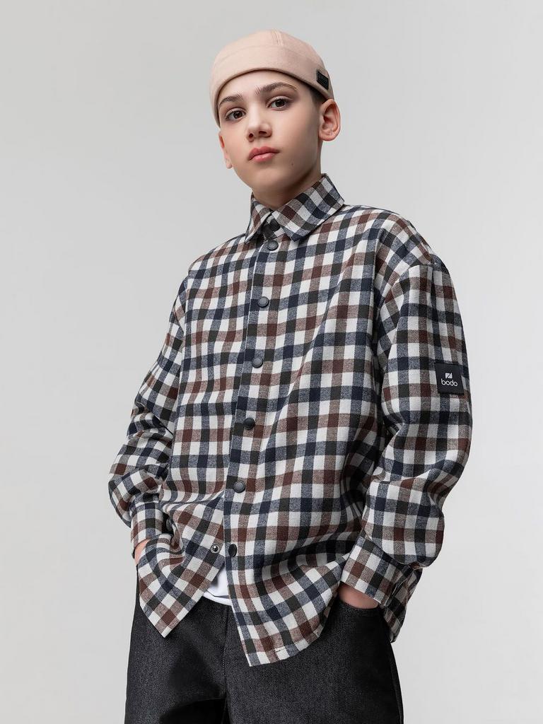 Рубашка Bodo-молочный