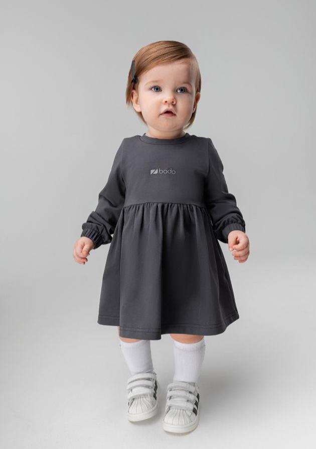 Платье Bodo-серый