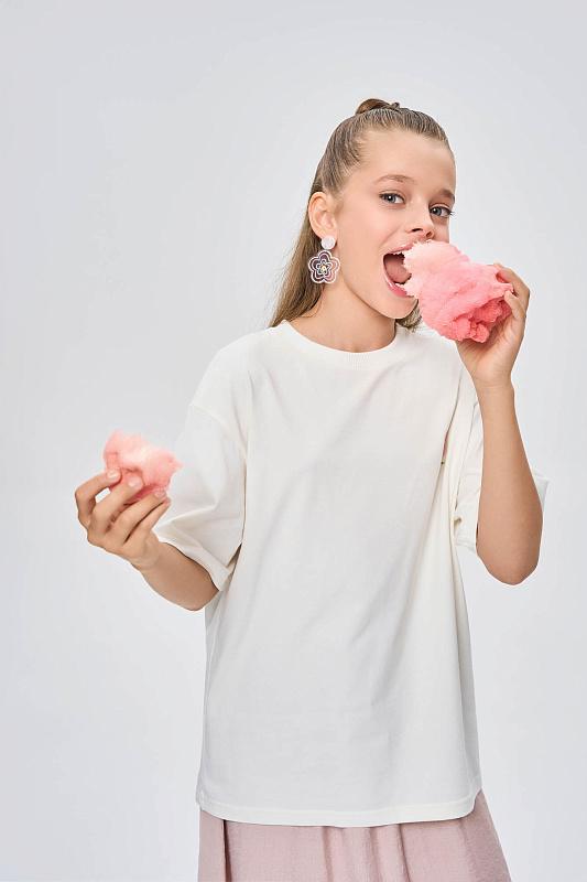 Футболка Miza-молоч.-розовый