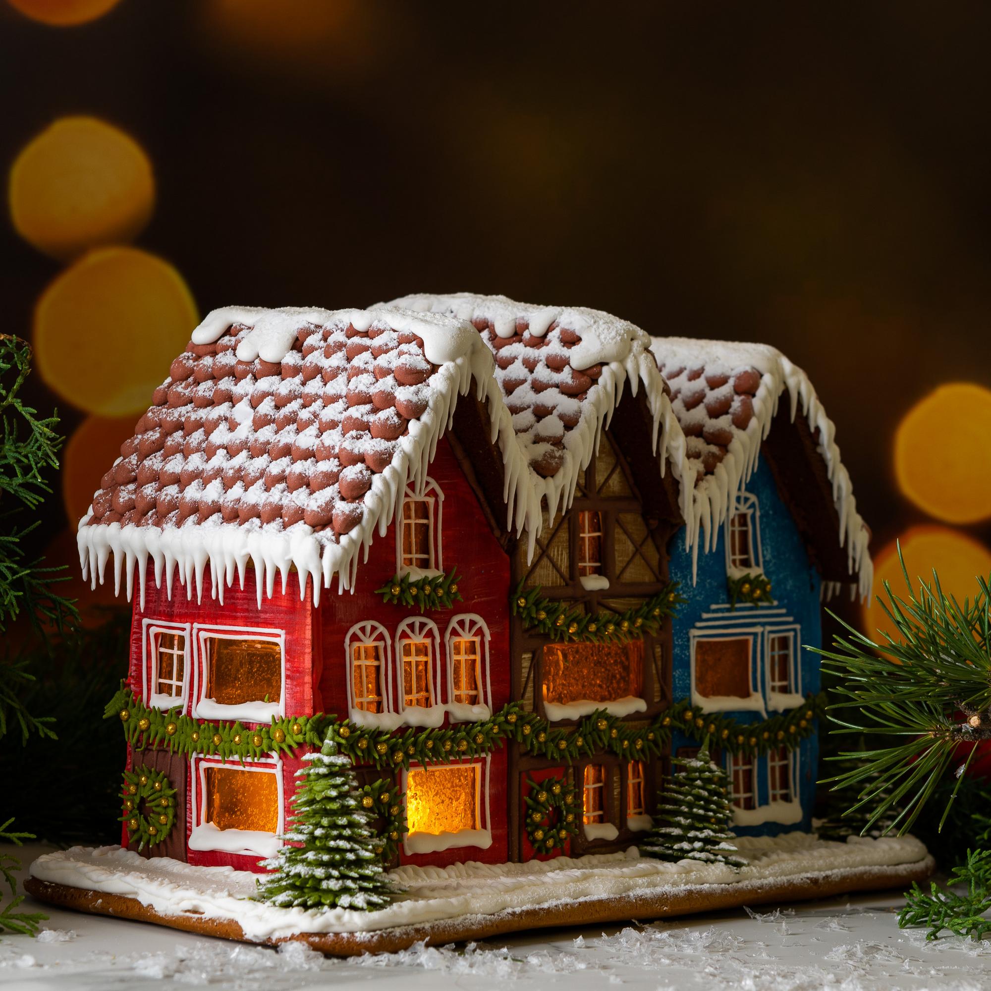 Новогодние пряничные домики Новый год и Рождество 2026