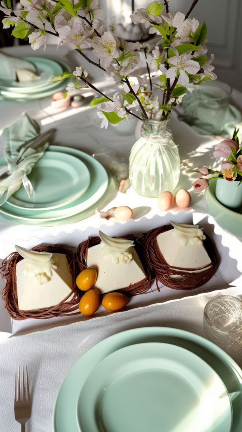 Ассорти творожных пирожных к Пасхе