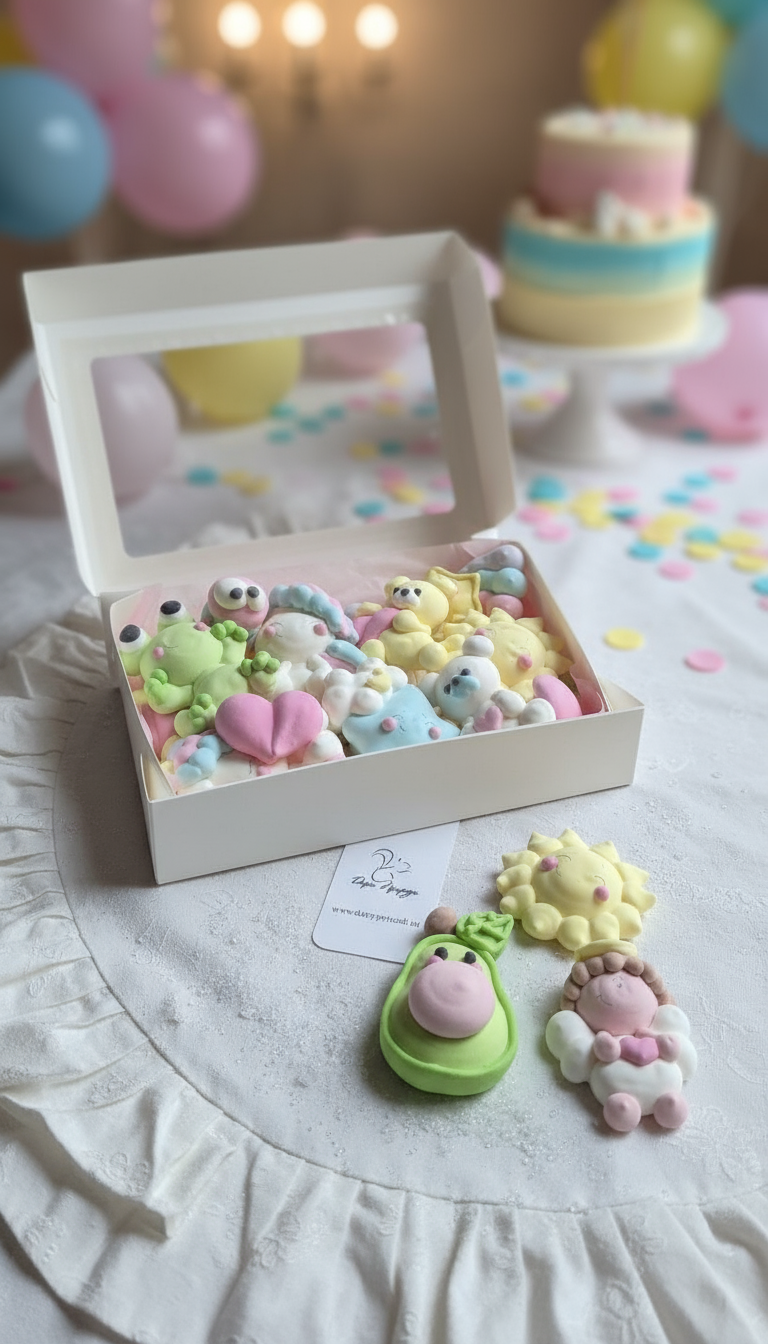 Фигурки из маршмеллоу для девочек