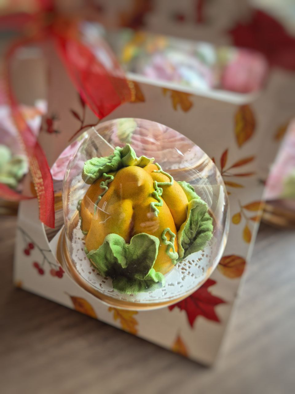 Зефирная тыковка в колбе