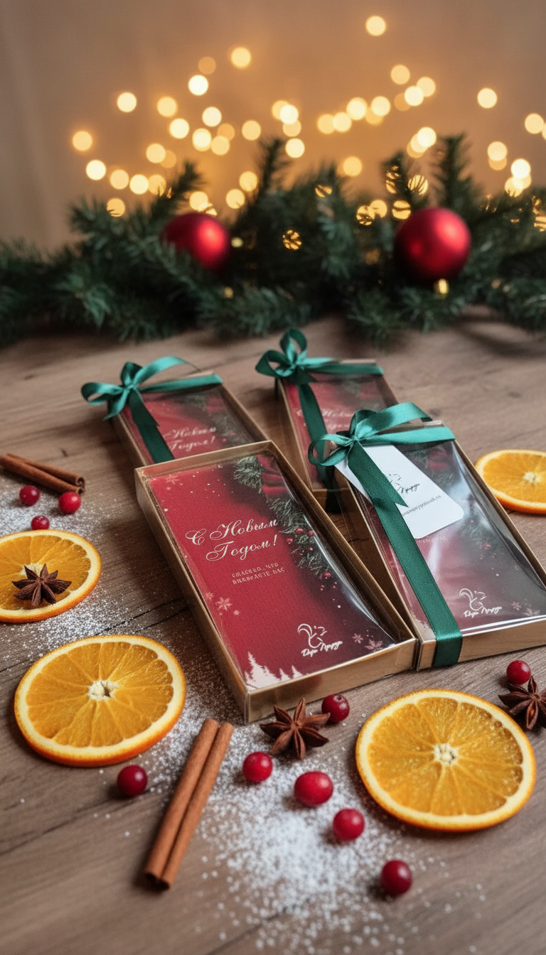 Шоколад с нанесением выбранного изображения и логотипа для корпоративных заказчиков