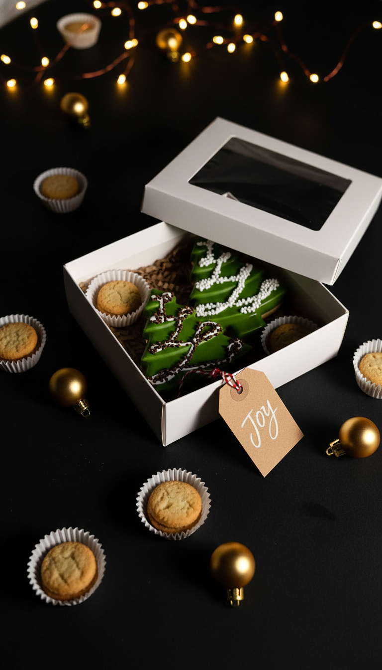 Печенье елочка в шоколаде