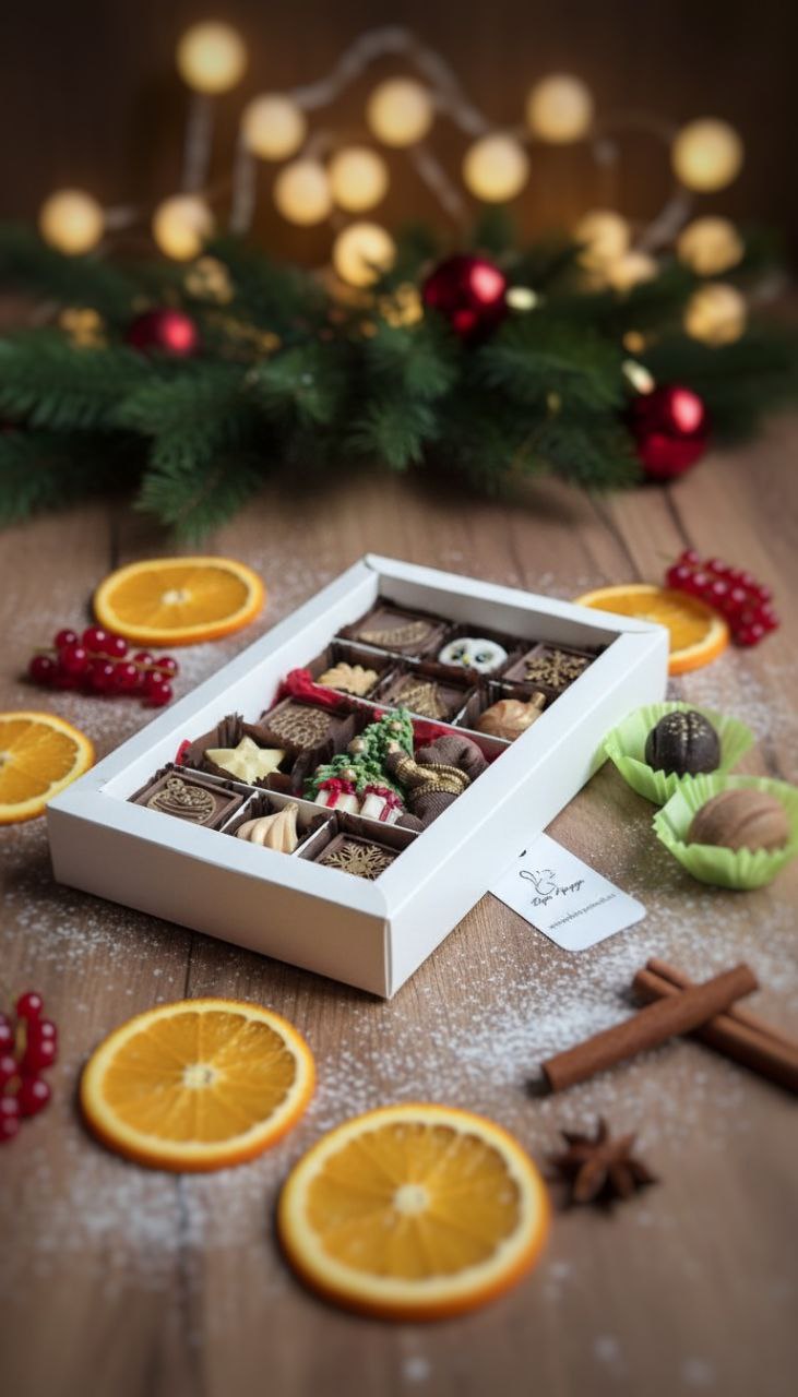 Наборы шоколадных фигурок к Новому Году 2026