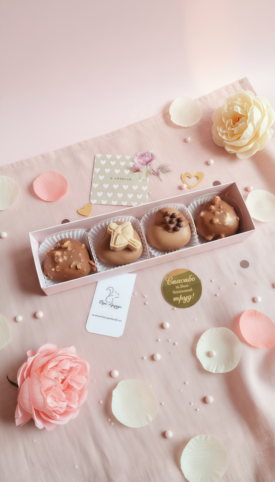 Подарочный набор ассорти пирожных картошка