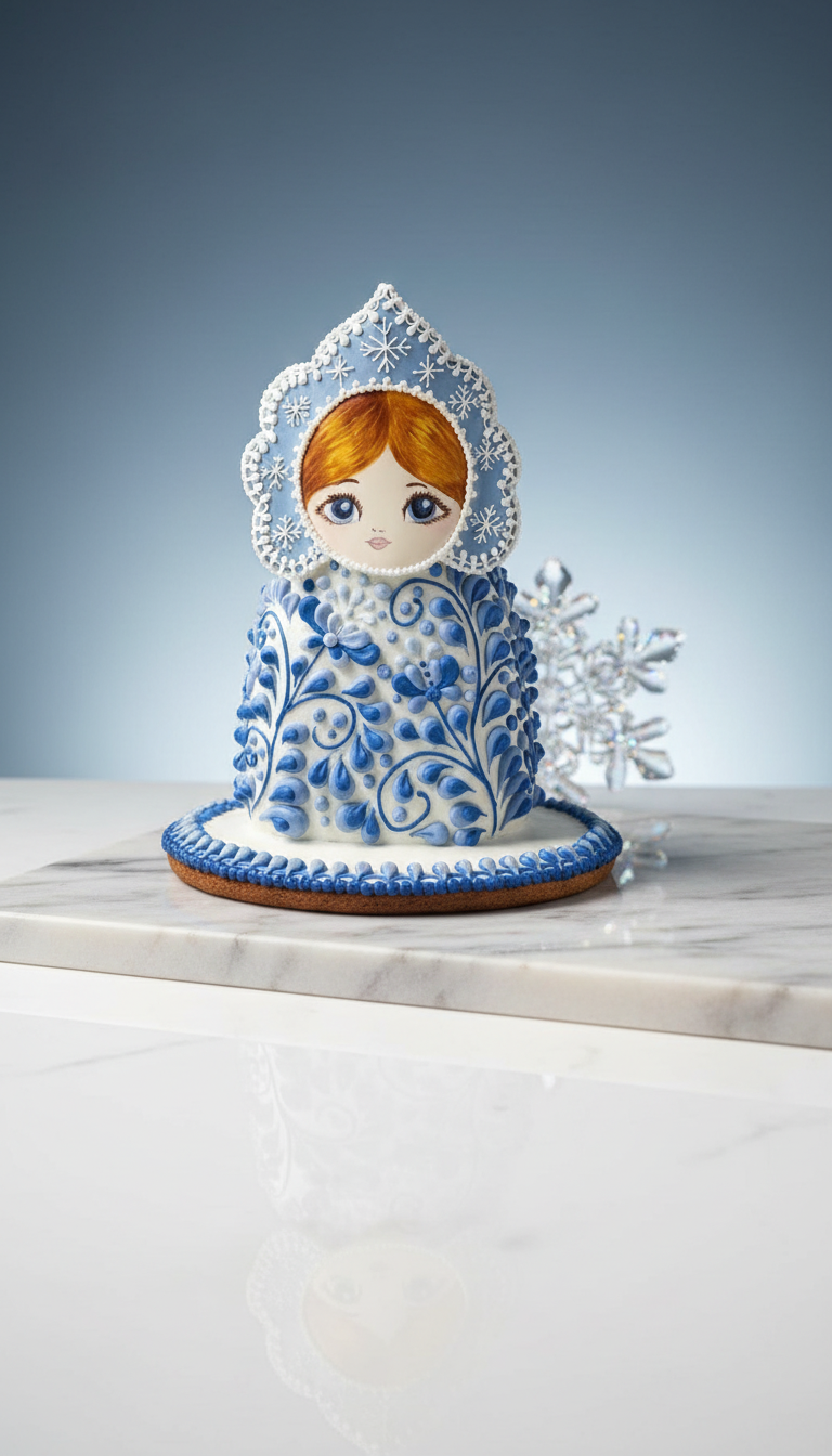 Пряничная фигура "Матрешка"