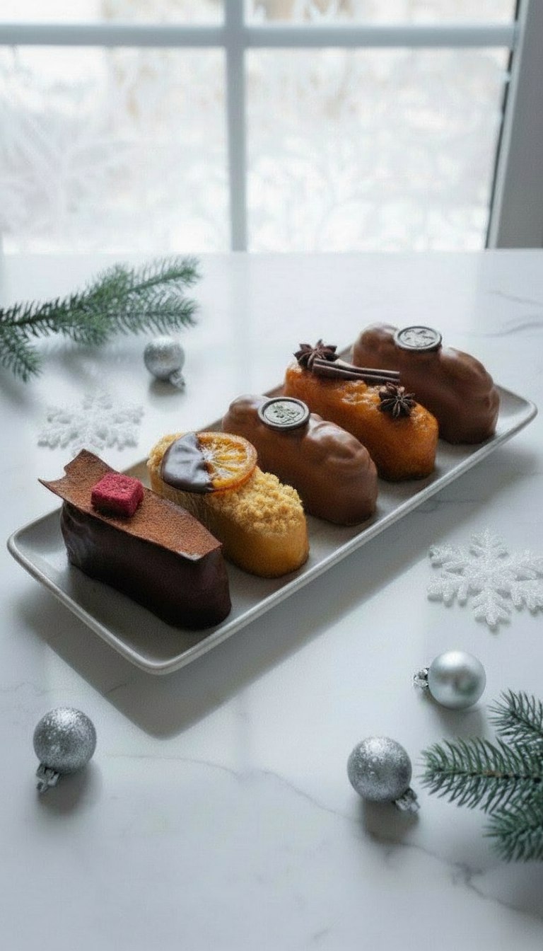 Сет новогодних мини кексов