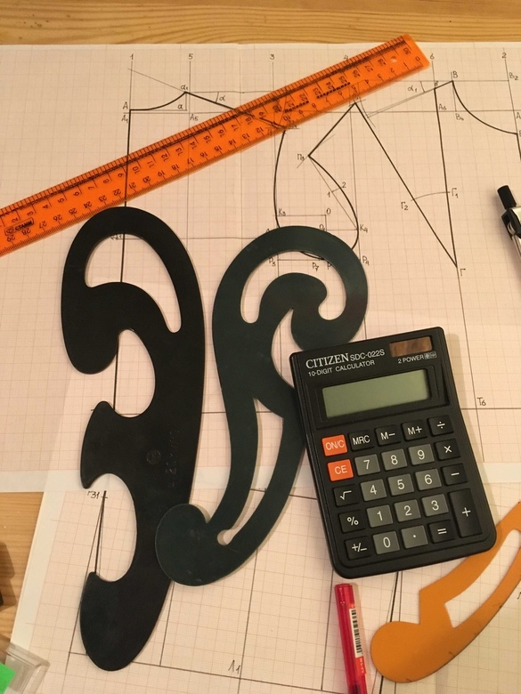 МК Описание  "ПОСТРОЕНИЕ БАЗОВОЙ КОНСТРУКЦИИ ДЛЯ ЖЕНСКОЙ ФИГУРЫ"