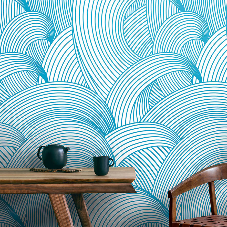 Обои Алуэ (голубой)